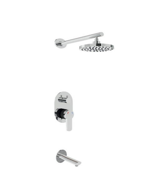 LAVELLA Two Ways Round Concealed Shower Set - LAV009