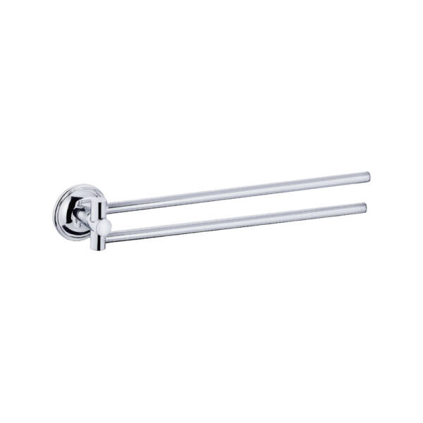 PRİMO CHROME DOUBLE SWIVEL TOWEL HOLDER